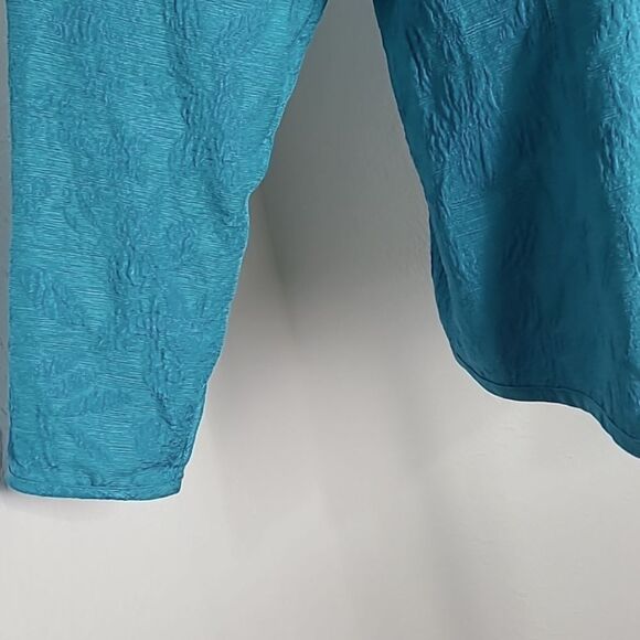 Chico's Teal Longsleeve Buttondown Jacket or Top, Size 2 or Large - Picture 6 of 12